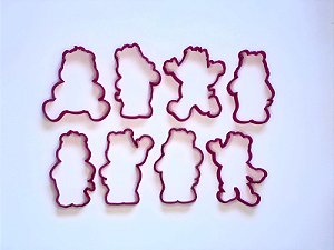 Kit Cortador de Biscoito Ursinhos Carinhosos