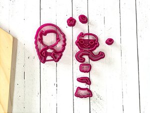 Kit Cortador de Biscoito Moana Jovem