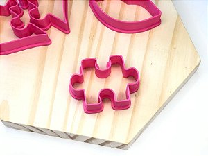 Cortador de Biscoito Peça Quebra-cabeça