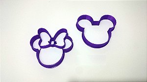 Cortadores de Biscoito Mickey e Minnie