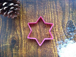 Cortador de Biscoito Estrela de Davi