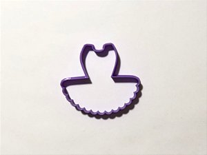 Cortador de Biscoito Vestido de Bailarina