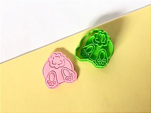 Cortador de Bolacha bumbum coelho Páscoa