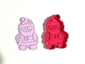 Cortador de BIscoito Papai Noel Azevinho
