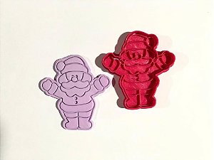 Cortador de biscoito Papai Noel Braços abertos