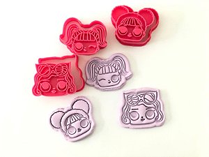 Kit Cortador de Biscoito LOL Surprise!