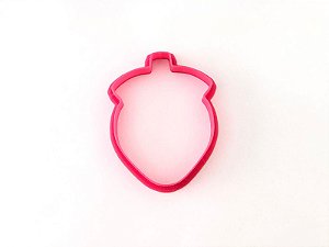 Cortador de bolacha Morango