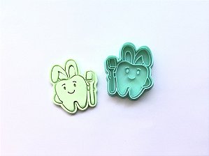 Cortador de Biscoito escova dente Pascoa