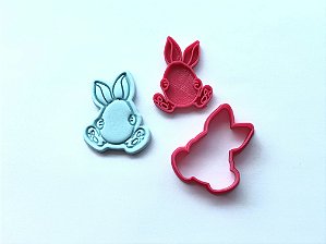 Cortador de Biscoito Coelho com Ovo