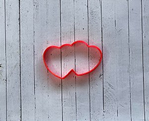 Cortador de Biscoito dois Corações