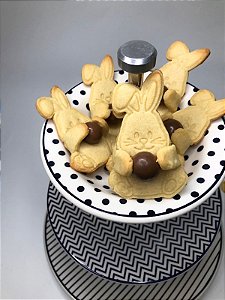 Cortador Coelho Páscoa Abraço