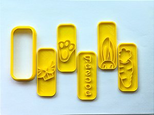 Kit Cortador de Biscoito Palito Páscoa