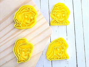 Kit Cortador de Biscoito Princesas Disney