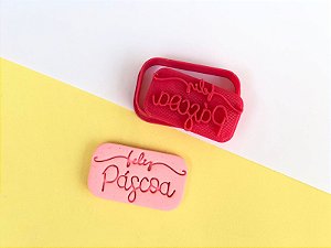 Cortador de Biscoito Feliz páscoa