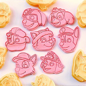 Kit Cortador de biscoito Patrulha Canina