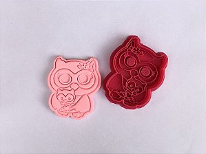 Cortador de biscoito Mãe coruja