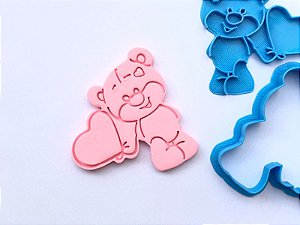 Cortador de Biscoito Ursinho com coração