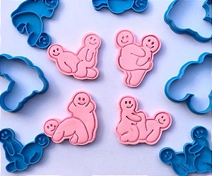 Kit Cortadores de Biscoito Kama Sutra