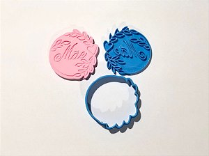 Cortador de Biscoito Floral Mãe