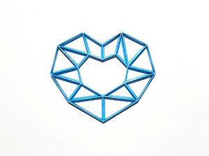 Cortador de Biscoito Coração Quebra-Cabeça