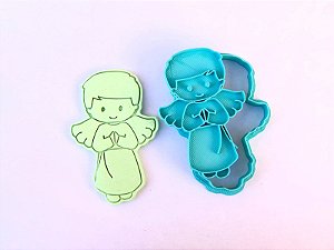 Cortador e carimbo Anjo 2