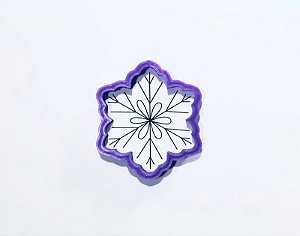 Cortador de Biscoito Floco de neve V2