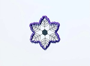 Cortador de Biscoito Floco de Neve V3