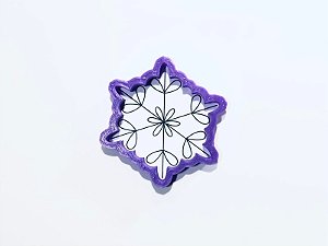 Cortador de Biscoito Floco de neve V4