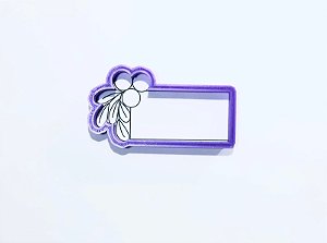 Cortador de Biscoito Plaquinha Decorada