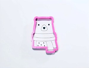 Cortador de Biscoito Urso Cachecol