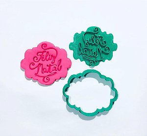 Cortador de Biscoito Feliz Natal M2