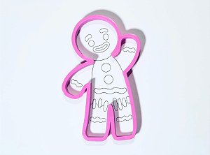 Cortador de Biscoito Ginger Shrek Outros Tamanhos