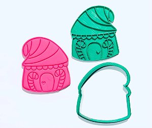 Cortador de bolacha casa duende