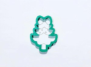 Cortador de Bolacha Árvore de Natal laço