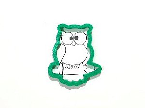 Cortador de Bolacha Coruja lápis