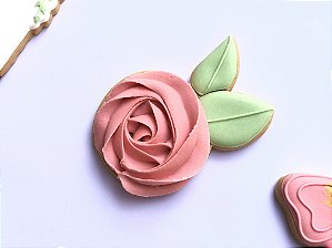 Cortador de biscoito rosa pitanga