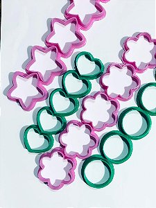 Kit cortador de Biscoito regua formatos