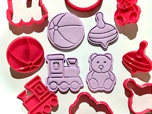 Kit cortador de biscoito brinquedos 2