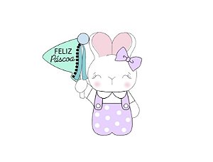 Cortador de bolacha Coelho Laço Bandeirinha