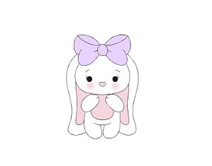 Cortador Coelho Orelha Caída Menina