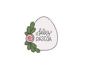 Cortador de Biscoito Ovo com Enfeite