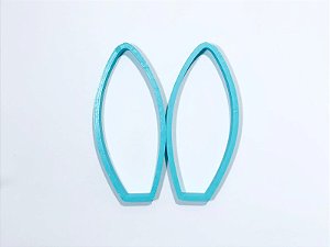 Kit cortadores de bolacha orelha coelho