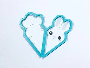 Kit cortador de bolacha mandala de páscoa 2 peças