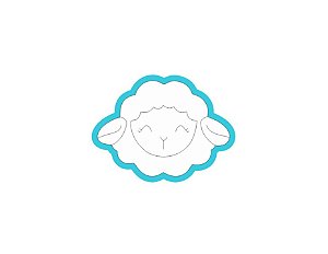 Cortador de bolacha carinha ovelha V