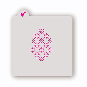 Estêncil Decoração Ovo 2