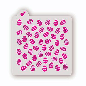 Estêncil Ovinhos de Páscoa