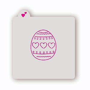 Estêncil Ovo de Pintar