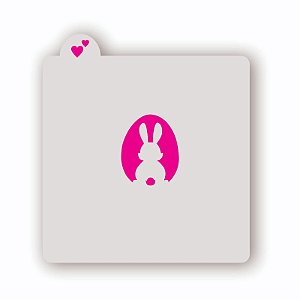 Estêncil Coelho de Costas