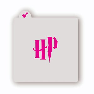 Estêncil Iniciais Harry Potter