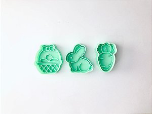 Kit trio de Páscoa com carimbo